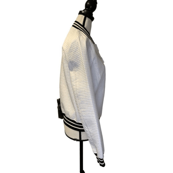 Bomber Jacket Black and White - Picture 5 of 9